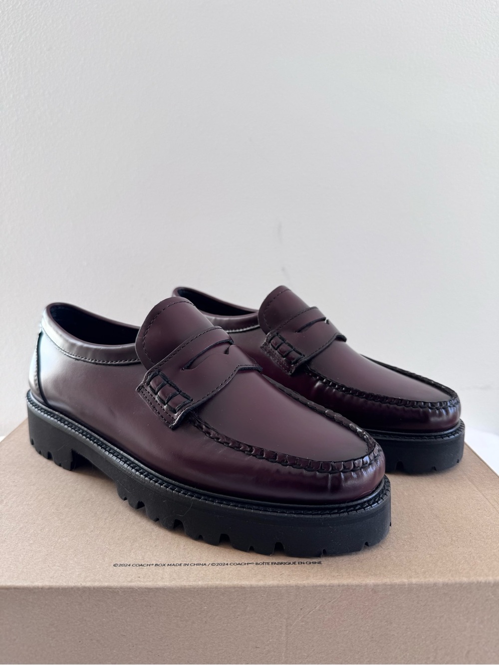 New GH Bass Grace Super Lug Loafers Size 8 - Picture 1 of 11
